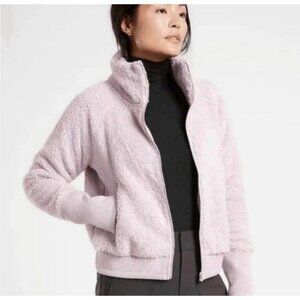 Athleta Tugga Sherpa Full Zip Jacket Small